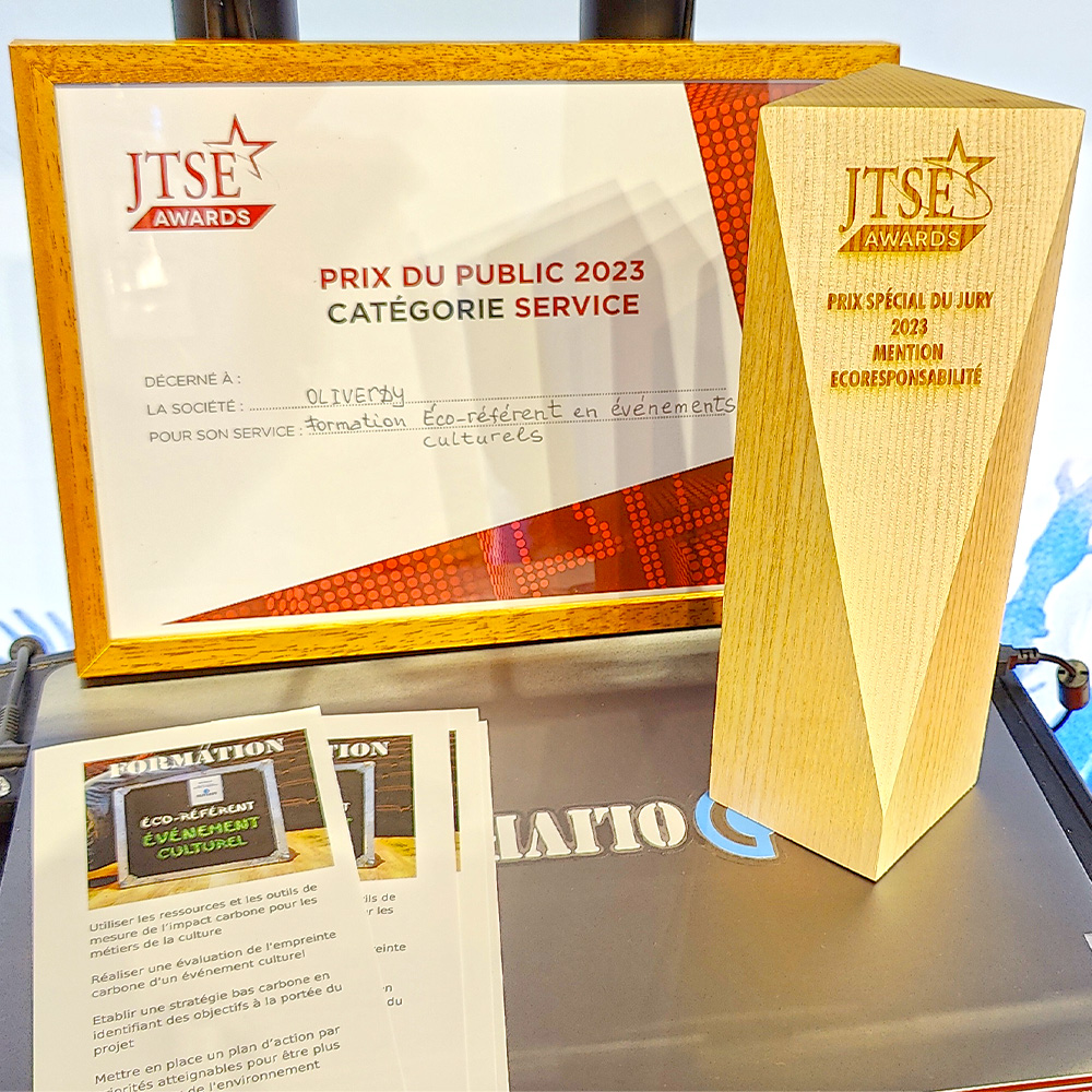 Prix Spécial du Jury JTSE 2023 Mention écoresponsabilité
